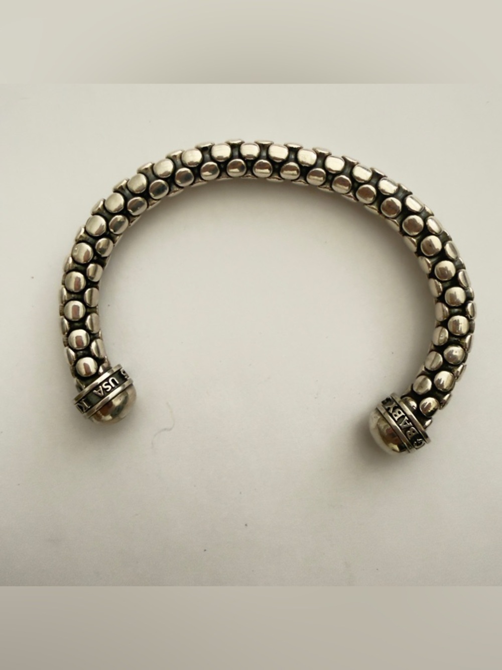 King Baby Studio Sterling Silver Open Cuff Bracelet